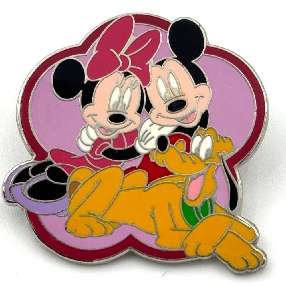 Disney "My First Starter Set" Pin featuring Mickey Mouse, Minnie Mouse & Pluto